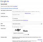 Založení Google účtu