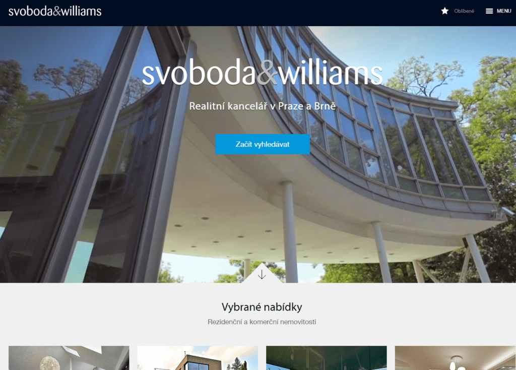 ukázka uvodni stranky realitka