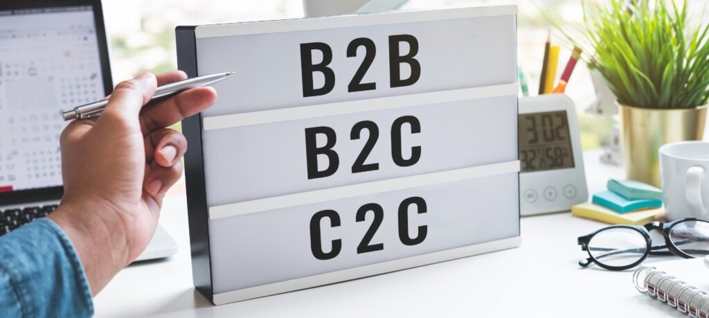 B2B marketing
B2C marketing