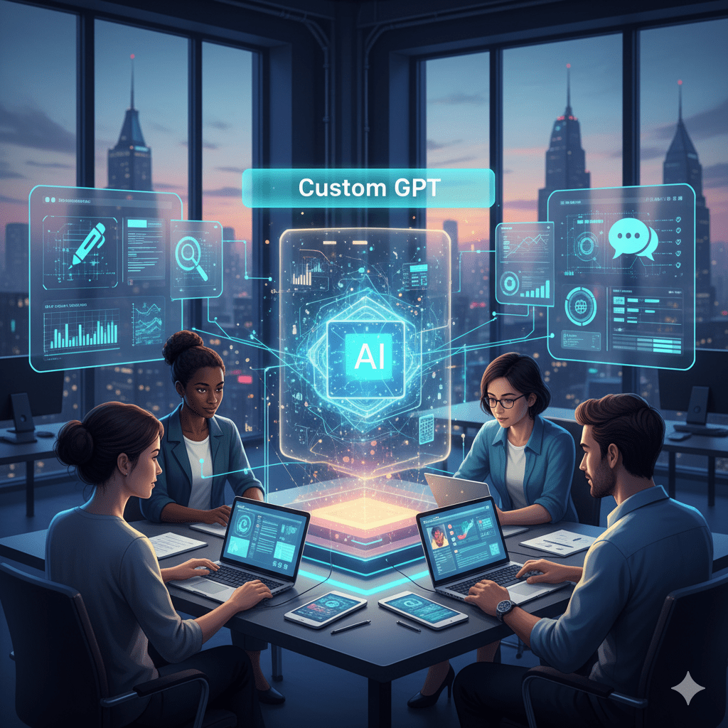 Využití vlastního jazykového modelu (Custom GPT) pro agenturu