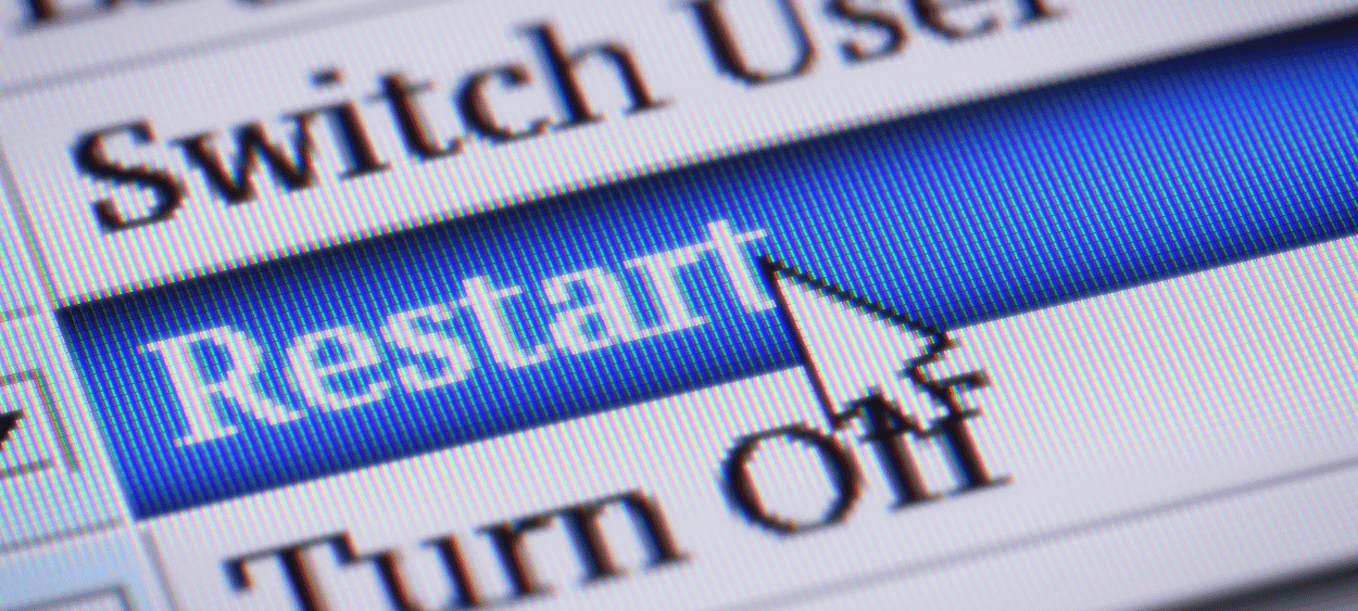 Restart call to action tlačítko