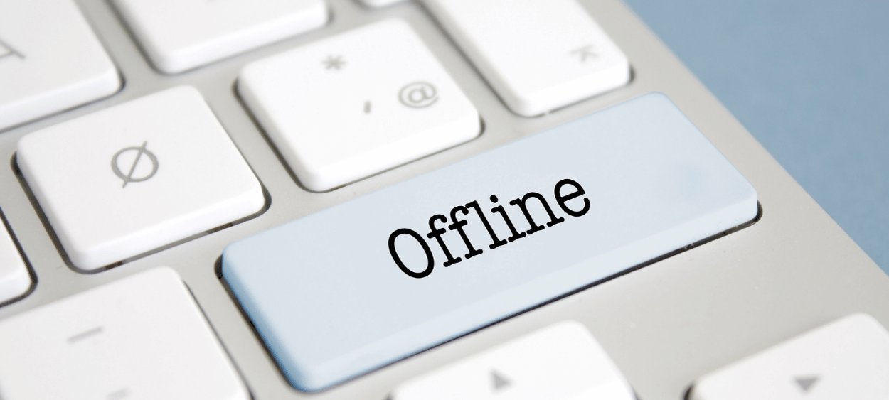 offline-klavesnice - aitomdigital.com Klávesa na klávesnici na které je nápis "offline"
