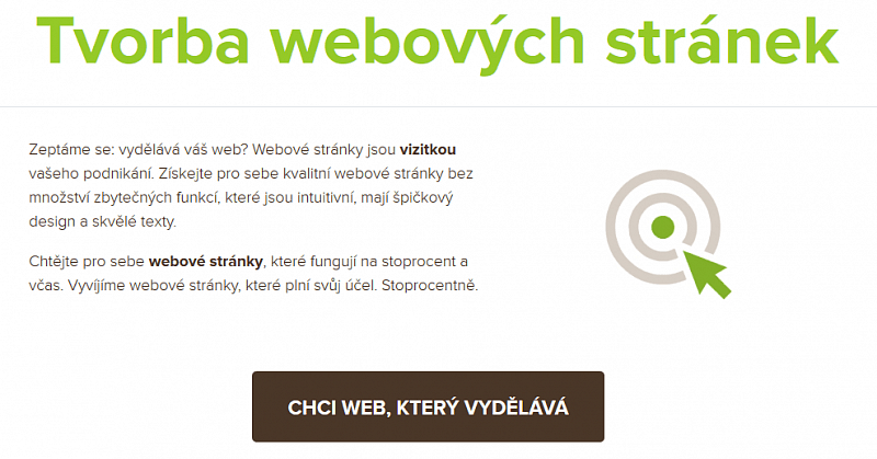hnědé tlačítko