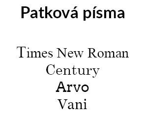 Patková písma