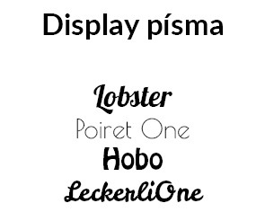Kreativní písma