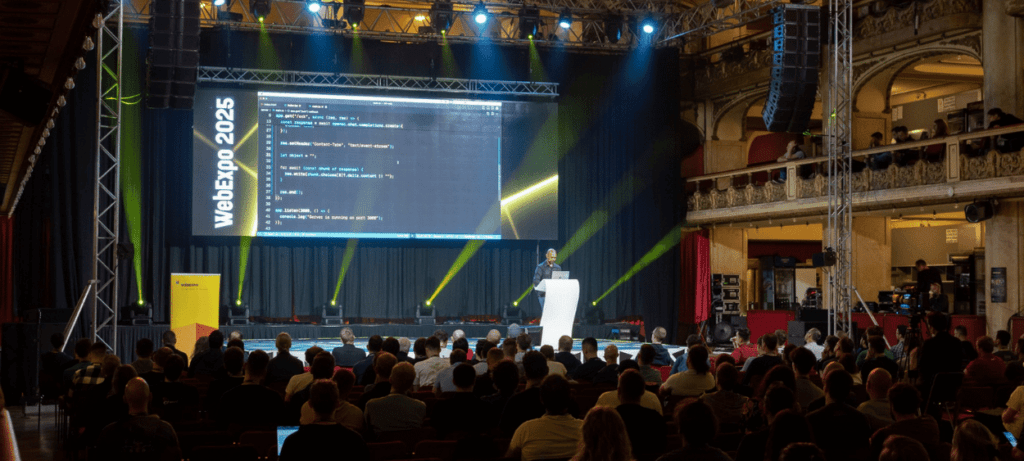 Obrázek vyfoceného podódia na web expo 2025