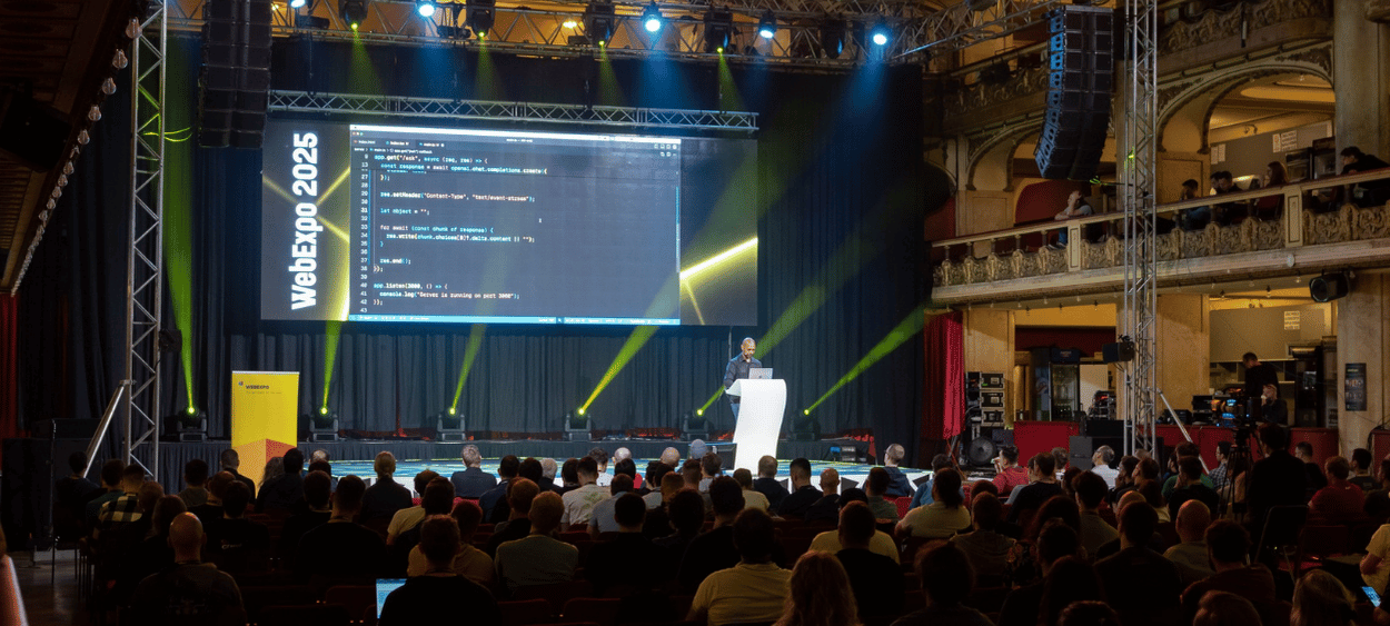 Obrázek vyfoceného podódia na web expo 2025