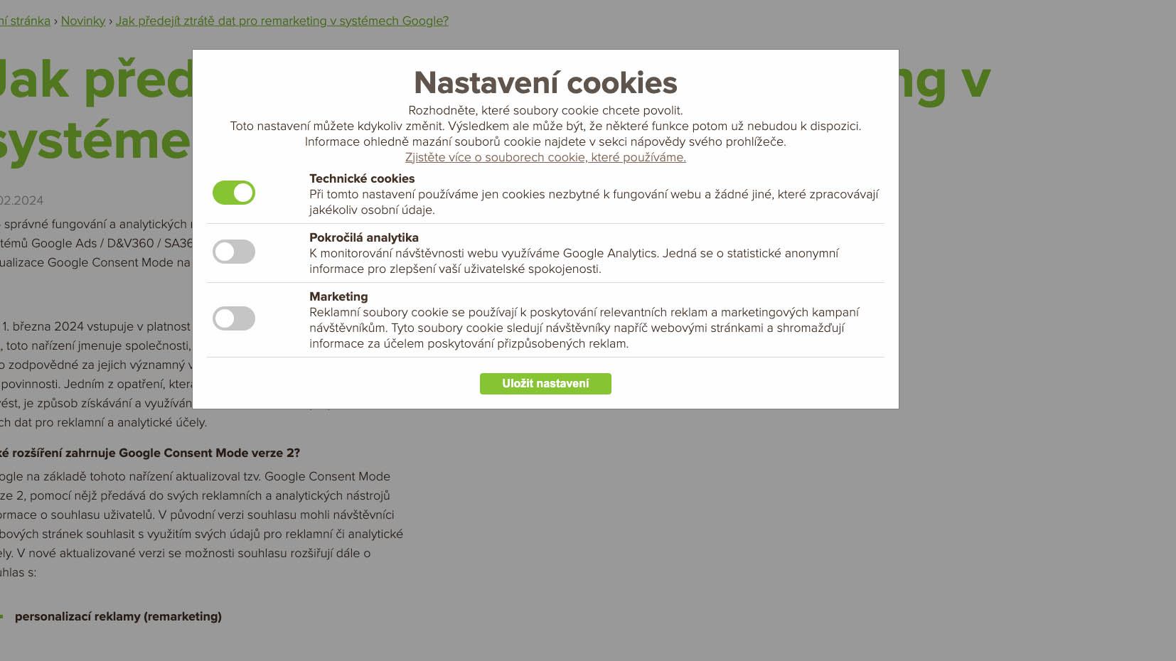 Jak předejít ztrátě dat pro remarketing v&nbsp;systémech Google?