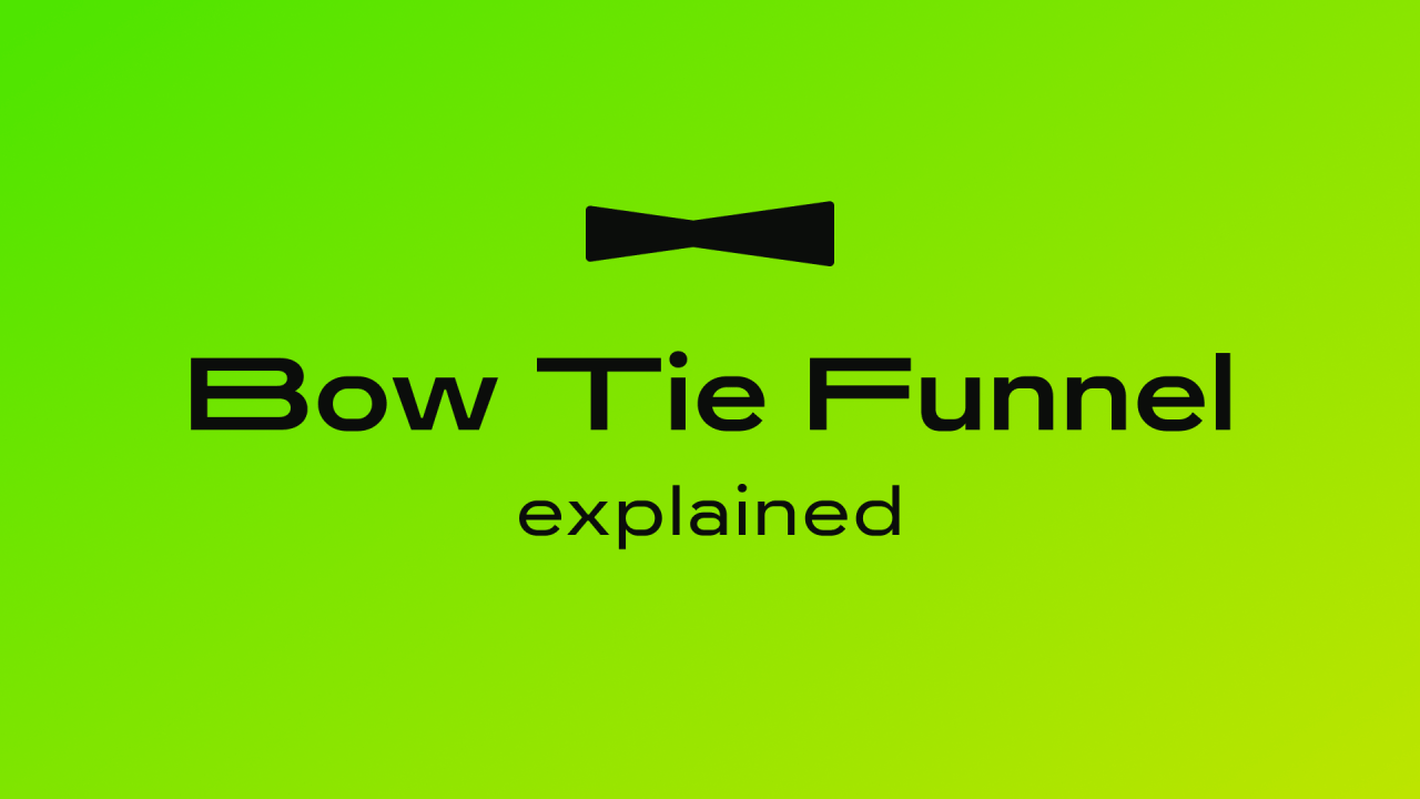 Zkoumání BowTie Funnelu (trychtýře) a&nbsp;logiky schované za cestou zákazníka.