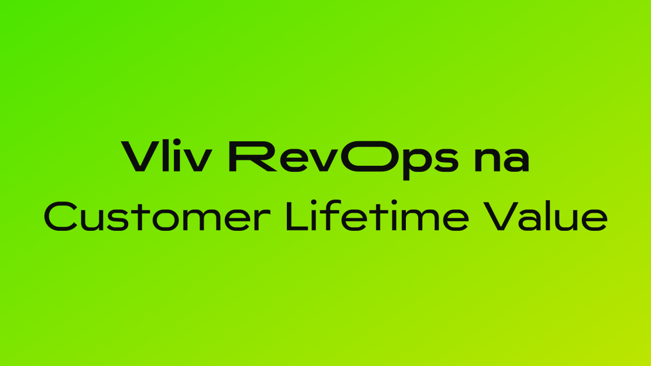 Vliv RevOps na Customer Lifetime Value pro B2B společnosti