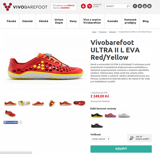 E-shop Vivobarefoot